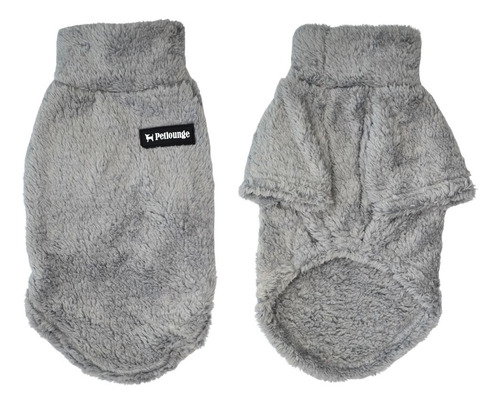 Corderito Petlounge Con Mangas Para Mascotas Perro Y Gato Gris Talla 2
