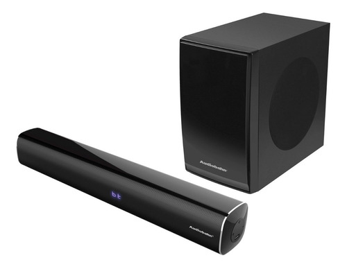 Barra De Sonido Con Subwoofer 2.1 Audiobahn Asbar900pack Color Negro