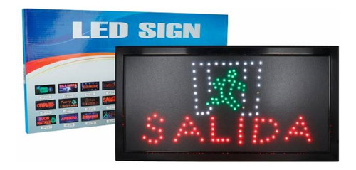 Cartel Led Salida 48x25