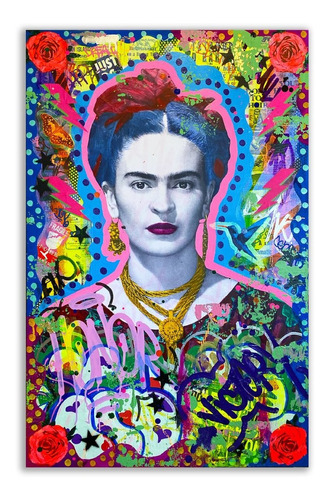 Frida Kahlo Arte Cuadro Moderno Tela Canvas 