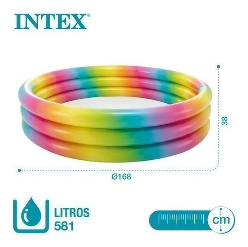 Piscina Inflável Infantil 581 L - Intex