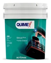Comprar Pintura De Latex Acrilico Mate Quimexur Látex Acrílico Exterior Acrilmex Exterior Color Arena Aimogasta Con Acabado Mate De 10l