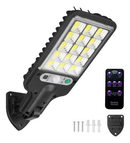 180w Mini Luminaria Solar Externa Led Reflector Com Sensor