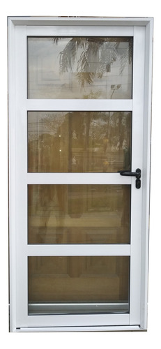 Puertas Aluminio 90x200 Vidrio Dvh Rep Horizontal + Envio