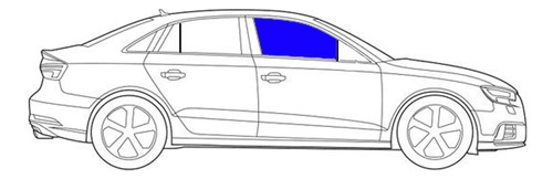 Vidrio Puerta Hyundai Accent 2006-2010 4p Verde  Dd