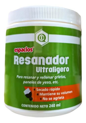 Resanador Para Grietas Y Orificios En Muros / 240 Ml/ Blanco