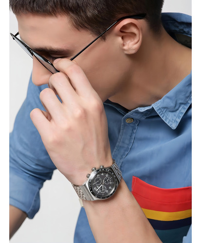 Reloj Swatch Deepgrey Yvs465g Acero Watch Fan