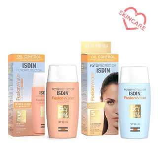 Duo Isdin Fusion Water Oil Control S/ccolor + C/color