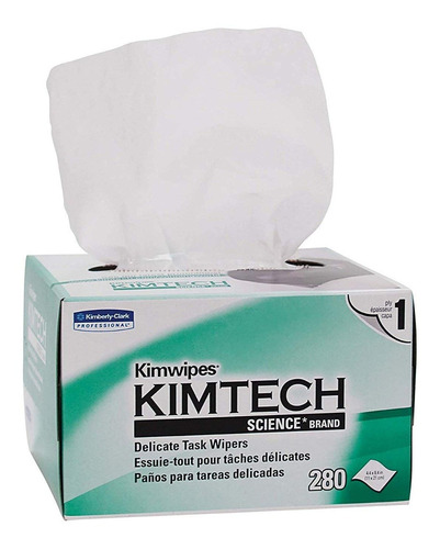 Pañitos De Limpieza Kimwipes Kimtech Antiestáticos 280 Unid