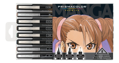 Prismacolor Premier Set De Marcadores De Línea Fina 8 Unds