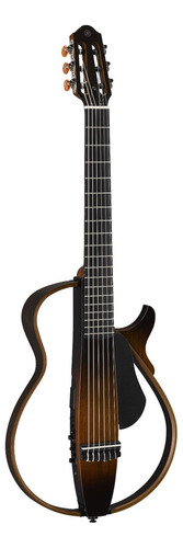 Guitarra Clásica Yamaha Slg200n Para Diestros Tobacco Brown