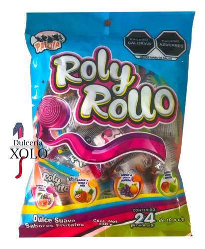 Roly Rollo Dulce Suave Palola 24pz