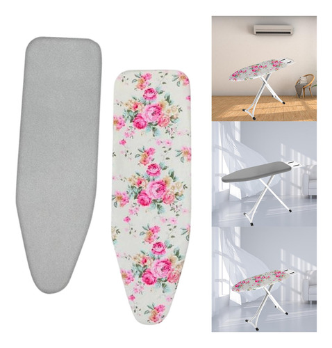Tabla De Planchar Elástica De 2 Piezas, Funda Acolchada,