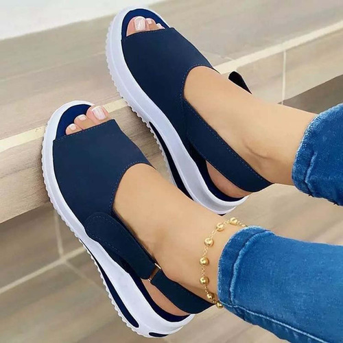 Sandalia P Para Verano, Nuevo Estilo Casual, Moda, Boca De P
