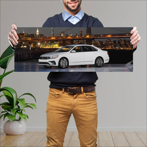 Cuadro 30x80cm Auto 2016 Volkswagen Passat R Lin 359