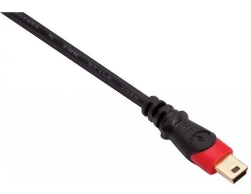 Cable Elite Reforzado Usb A Mini Usb, De 1,8 M | Usb-494 Color Negro