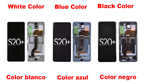 Pantalla Lcd Con Marco Para Samsung S20 Plus G985f G986b