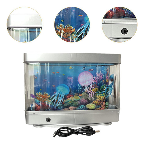 . Luz Led Nocturna For Acuario Falso, Pecera Artificial,