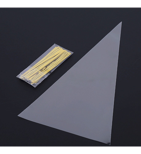 50 A Pack Without Wire * 16*30 - In-stock Opp Triangle Bags