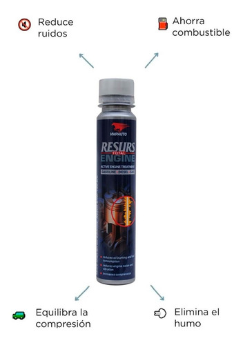 Imagen 5 de 7 de Resurs 100g Restaura Motor Ahorra Gas Verifica Mas Potencia