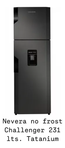 Nevera No Frost Challenger 249l Color Titanium 115v (Usado)