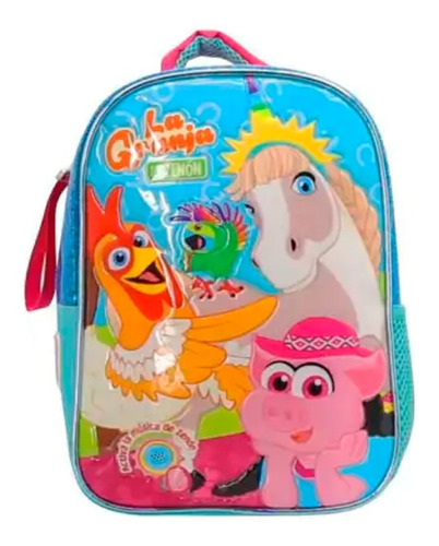 Mochila Espalda Jardin 12´´ Granja De Zenon C/ Sonido Gz026