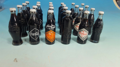 Coca - Cola Botellas En Miniatura Lote De 6 Unidades (Usado)