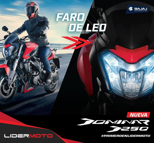 Bajaj Dominar 250 Cuotas Sin Interés Lidermoto Tigre