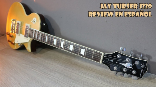 Guitarra Electrica Les Paul Jay Turser Jt220gt Gold Top Mm