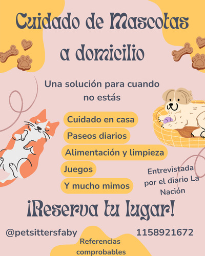 Catsitter, Cuidado De Animales A Domicilio,con Referencias