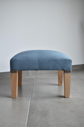 Banco Apoya Pies Calidad Premium Waco Home Tapizado Pana Antimanchas/ Pana Panne Antimanchas/ Lino Maga/ Pana Mica Antimanchas De 30cm De Alto