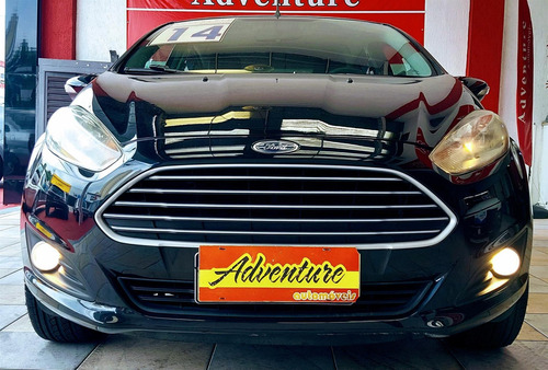 Imagem 3 de 14 de Ford New Fiesta 1.5 Ano:2014 Preto Flex Completo