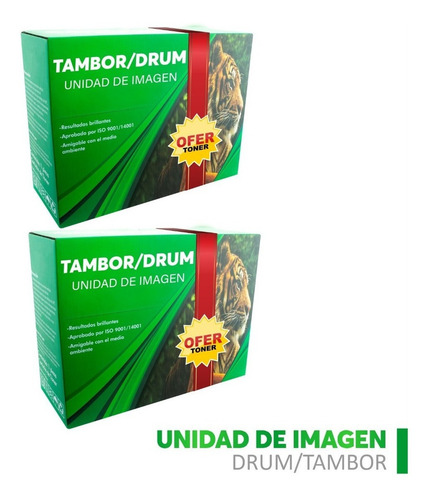 2 Pza Drum Dr1060 Con Chip Compatible Con Dcp-1518