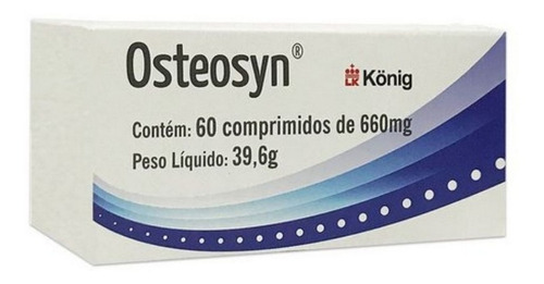 Osteosyn Para Cães De Pequeno Porte 60 Compr. 660mg Konig