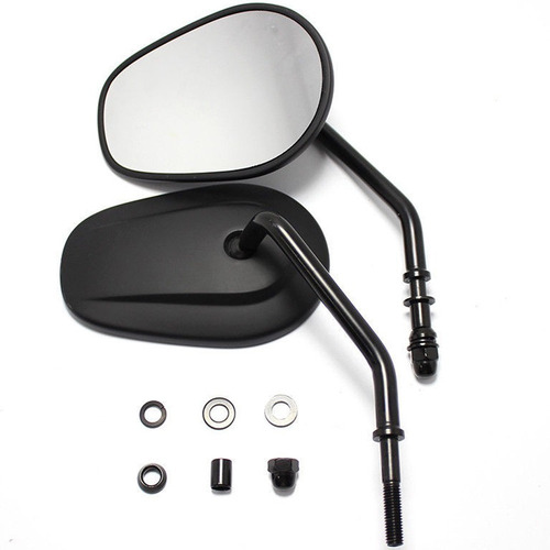 Imagem 2 de 9 de Retrovisor Moto Harley Davidson Iron 883 Fat Boy Convexo