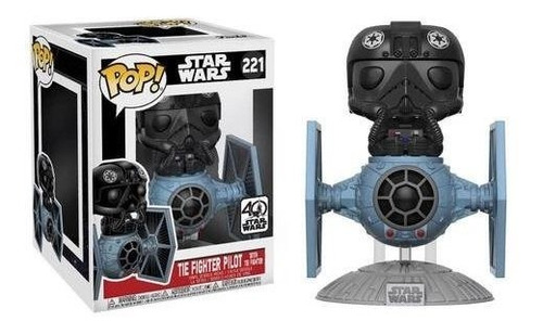 Funko Pop Deluxe: Tie Fighter Con Pilot Figura