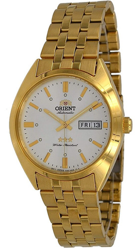 Reloj Hombre Orient Ra-ab0e05s Automátic Pulso Dorado Just W