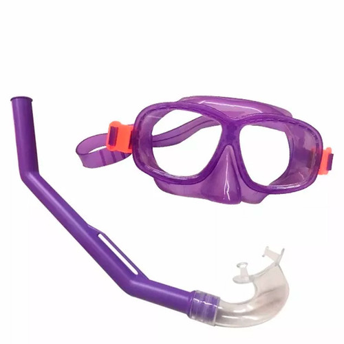 Imagen 1 de 6 de Set Buceo Infantil Snorkel Y Mascara Antiparras Ideal Pileta