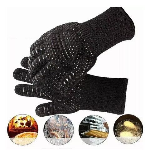 A*gift Guantes Horno Asador Aislante Calor 1 Par