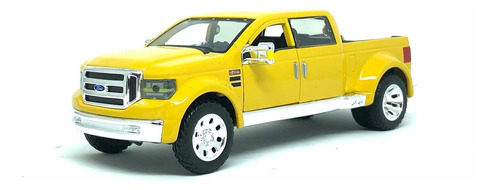 Miniatura De Carro Ford Mighty F 350 Amarelo 1:31 Maisto