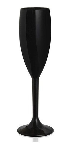 Copa Flauta Para Espumante 160cm3 Irrompible Color Negro