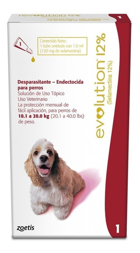 Revolution 12% Pipeta Externa Para Perros De 10.1 A 20 Kg