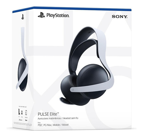 Headset Sem Fio Pulse Elite - Sony Cor Branco