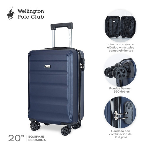 Valija Carry On Wellington Polo Club Cabina 20  