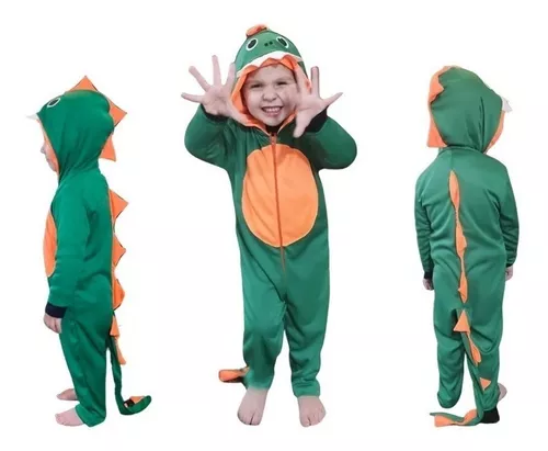 Recém Nascido Macacão Dino Baby Roupa Roupinha Dinossauro Bebê