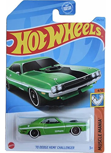 Hot Wheels '70 Dodge Hemi Challenger, Muscle Mania