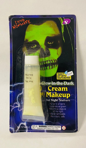 Pintura Maquillaje Rostro Halloween Fluo Brilla Oscuridad