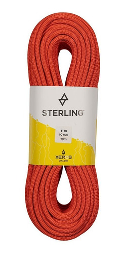 Cuerda Dinamica T-10 Xeros 10mm 70mts - Sterling Rope Seca