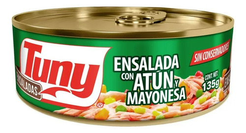 Ensalada De Atún Tuny Con Mayonesa 8 Pzas De 135g