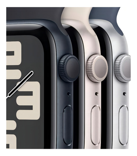 Apple Watch SE (2nd GEN) GPS • Caja de aluminio color medianoche de 40 mm • Correa deportiva color medianoche - M/L - Excelente (Reacondicionado)